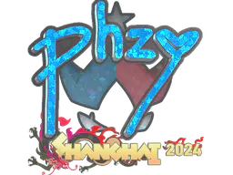 Sticker phzy (Glitter) | Shanghai 2024 - Preço e onde comprar no CS2