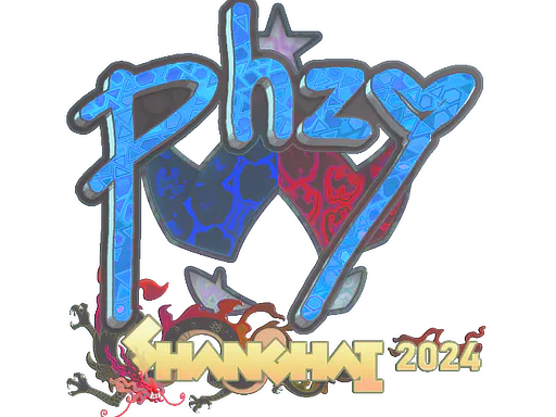 Sticker phzy (Holo) | Shanghai 2024 - Preço e onde comprar no CS2