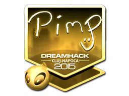 Sticker Pimp (Gold) | Cluj-Napoca 2015 - Preço e onde comprar no CS2