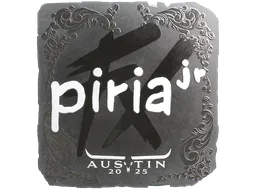 Sticker piriajr (Foil) | Austin 2025 - Preço e onde comprar no CS2