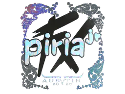 Sticker piriajr (Holo) | Austin 2025 - Preço e onde comprar no CS2