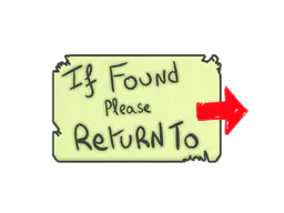 Sticker Please Return To - Preço e onde comprar no CS2
