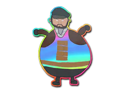 Sticker Poorly Drawn Balkan (Holo) - Preço e onde comprar no CS2