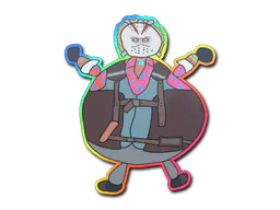 Sticker Poorly Drawn Bloody Darryl (Holo) - Preço e onde comprar no CS2