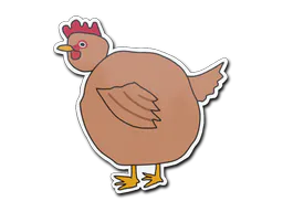 Sticker Poorly Drawn Chicken - Preço e onde comprar no CS2