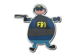 Sticker Poorly Drawn FBI - Preço e onde comprar no CS2