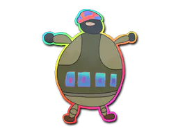 Sticker Poorly Drawn IDF (Holo) - Preço e onde comprar no CS2