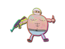 Sticker Poorly Drawn Terrorist (Holo) - Preço e onde comprar no CS2