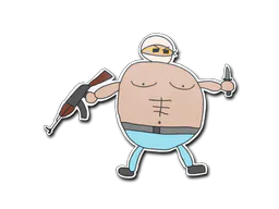 Sticker Poorly Drawn Terrorist - Preço e onde comprar no CS2