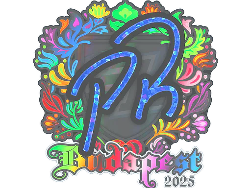 Sticker PR (Holo) | Budapest 2025 - Preço e onde comprar no CS2