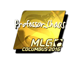 Sticker Professor_Chaos (Gold) | MLG Columbus 2016 - Preço e onde comprar no CS2