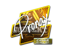 Sticker pronax (Foil) | Atlanta 2017 - Preço e onde comprar no CS2