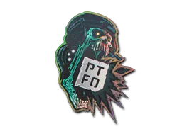 Sticker PTFO (Holo) - Preço e onde comprar no CS2
