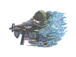 Sticker Pushing Smokes (Glitter) - Preço e onde comprar no CS2