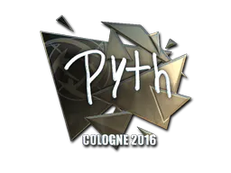 Sticker pyth (Foil) | Cologne 2016 - Preço e onde comprar no CS2