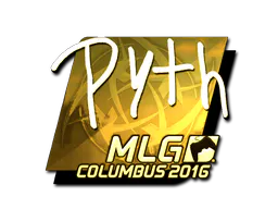 Sticker pyth (Gold) | MLG Columbus 2016 - Preço e onde comprar no CS2