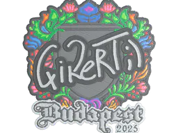 Sticker qikert (Embroidered) | Budapest 2025 - Preço e onde comprar no CS2