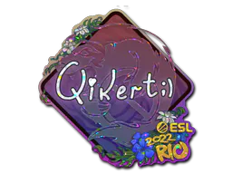 Sticker qikert (Glitter) | Rio 2022 - Preço e onde comprar no CS2