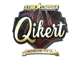 Sticker qikert (Gold) | Berlin 2019 - Preço e onde comprar no CS2