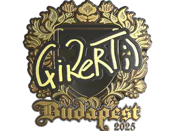 Sticker qikert (Gold) | Budapest 2025 - Preço e onde comprar no CS2