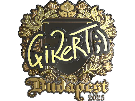 Sticker qikert (Gold) | Budapest 2025 - Preço e onde comprar no CS2