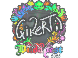 Sticker qikert (Holo) | Budapest 2025 - Preço e onde comprar no CS2