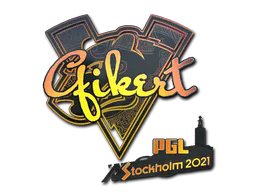 Sticker Qikert (Holo) | Stockholm 2021 - Preço e onde comprar no CS2