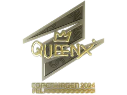 Sticker Queenix (Gold) | Copenhagen 2024 - Preço e onde comprar no CS2