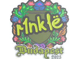 Sticker r1nkle (Embroidered) | Budapest 2025 - Preço e onde comprar no CS2