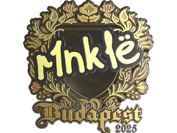 Sticker r1nkle (Gold) | Budapest 2025 - Preço e onde comprar no CS2