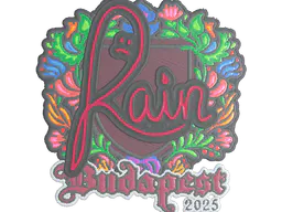 Sticker rain (Embroidered) | Budapest 2025 - Preço e onde comprar no CS2