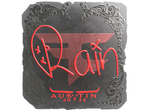 Sticker rain (Foil) | Austin 2025 - Preço e onde comprar no CS2