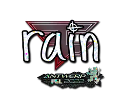 Sticker rain (Glitter) | Antwerp 2022 - Preço e onde comprar no CS2