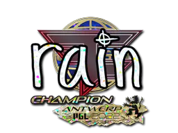Sticker rain (Glitter, Champion) | Antwerp 2022 - Preço e onde comprar no CS2