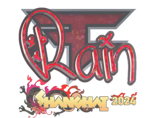 Sticker rain (Glitter) | Shanghai 2024 - Preço e onde comprar no CS2