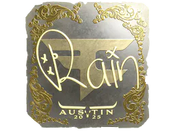 Sticker rain (Gold) | Austin 2025 - Preço e onde comprar no CS2