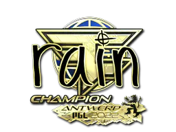 Sticker rain (Gold, Champion) | Antwerp 2022 - Preço e onde comprar no CS2