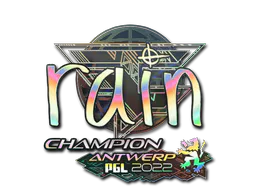 Sticker rain (Holo, Champion) | Antwerp 2022 - Preço e onde comprar no CS2