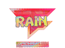 Sticker rain (Holo) | Copenhagen 2024 - Preço e onde comprar no CS2