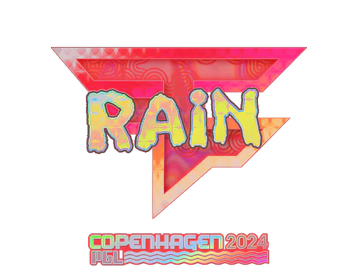 Sticker rain (Holo) | Copenhagen 2024 - Preço e onde comprar no CS2