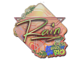 Sticker rain (Holo) | Rio 2022 - Preço e onde comprar no CS2