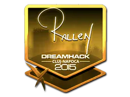 Sticker rallen (Gold) | Cluj-Napoca 2015 - Preço e onde comprar no CS2