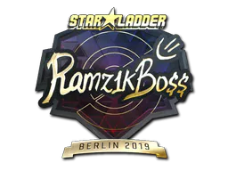 Sticker Ramz1kBO$$ (Gold) | Berlin 2019 - Preço e onde comprar no CS2