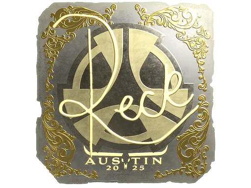 Sticker reck (Gold) | Austin 2025 - Preço e onde comprar no CS2