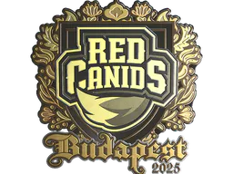 Sticker RED Canids (Gold) | Budapest 2025 - Preço e onde comprar no CS2