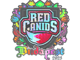 Sticker RED Canids (Holo) | Budapest 2025 - Preço e onde comprar no CS2