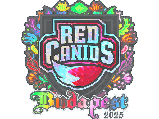 Sticker RED Canids (Holo) | Budapest 2025 - Preço e onde comprar no CS2