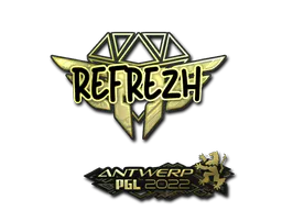 Sticker refrezh (Gold) | Antwerp 2022 - Preço e onde comprar no CS2