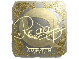 Sticker regali (Gold) | Austin 2025 - Preço e onde comprar no CS2