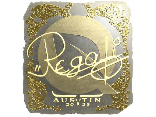 Sticker regali (Gold) | Austin 2025 - Preço e onde comprar no CS2